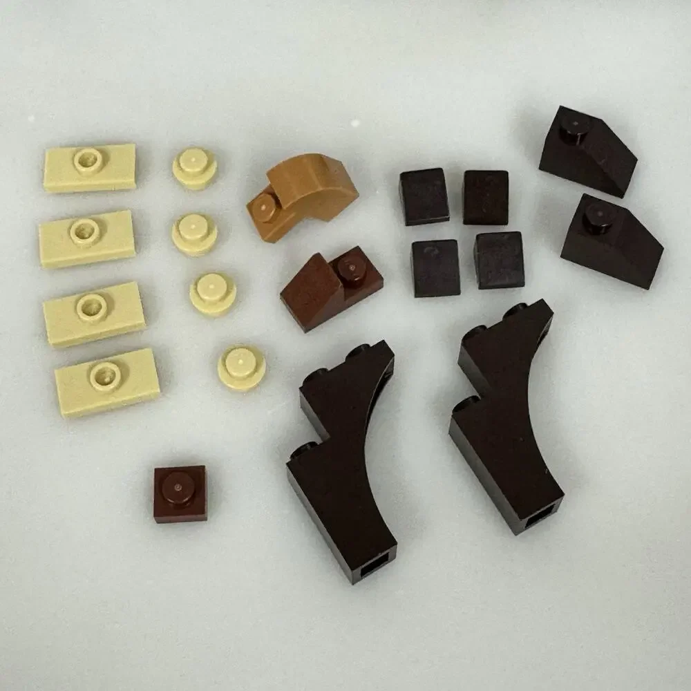 4 Lego Friends Cubes Pieces And Parts - NOT Complete